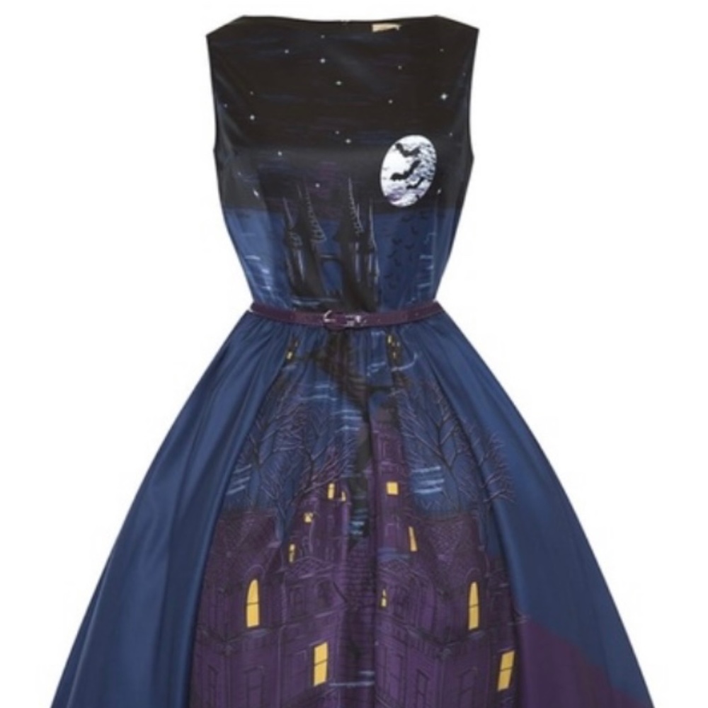 Lindy Bop Halloween Haunted House dress
